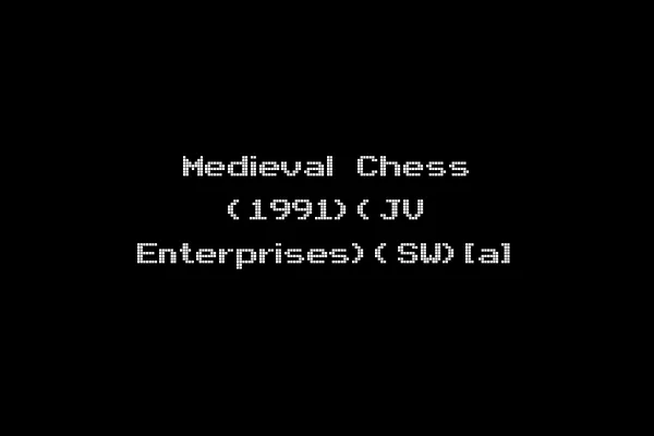Medieval Chess (1991)(JV Enterprises)(SW)[a]