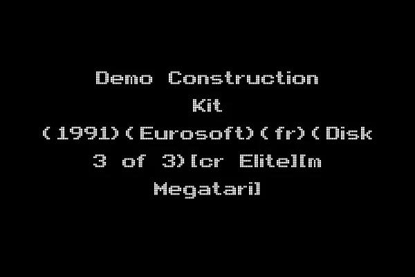 Demo Construction Kit (1991)(Eurosoft)(fr)(Disk 3 of 3)[cr Elite][m Megatari]