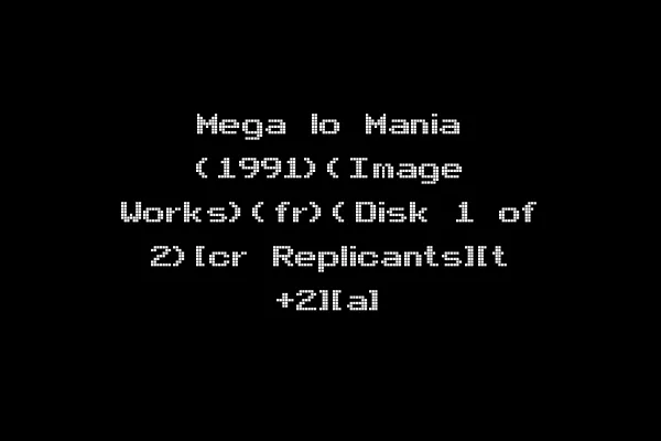 Mega lo Mania (1991)(Image Works)(fr)(Disk 1 of 2)[cr Replicants][t +2][a]
