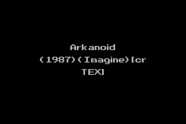 Arkanoid (1987)(Imagine)[cr TEX]