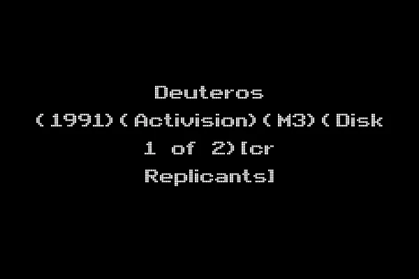 Deuteros (1991)(Activision)(M3)(Disk 1 of 2)[cr Replicants]