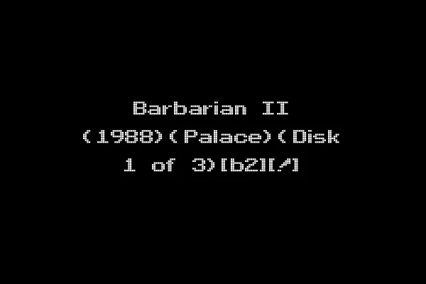 Barbarian II (1988)(Palace)(Disk 1 of 3)[b2][!]