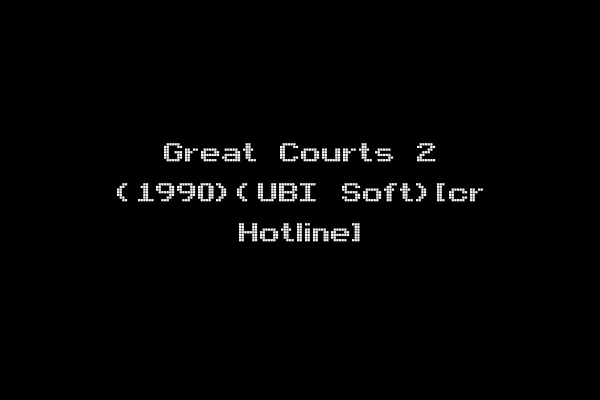 Great Courts 2 (1990)(UBI Soft)[cr Hotline]