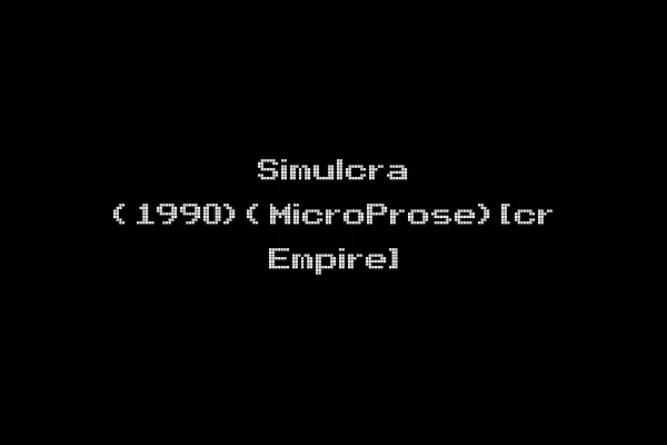 Simulcra (1990)(MicroProse)[cr Empire]