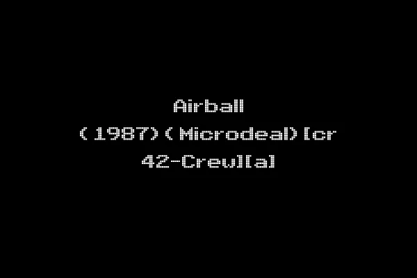Airball (1987)(Microdeal)[cr 42-Crew][a]