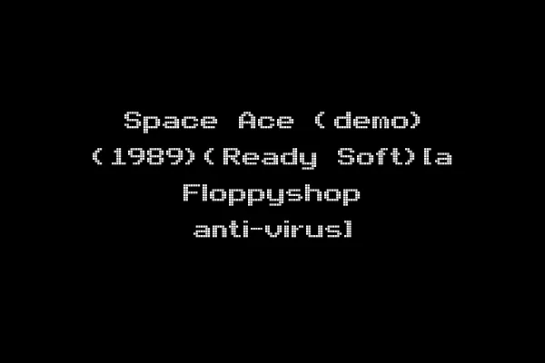 Space Ace (demo) (1989)(Ready Soft)[a Floppyshop anti-virus]
