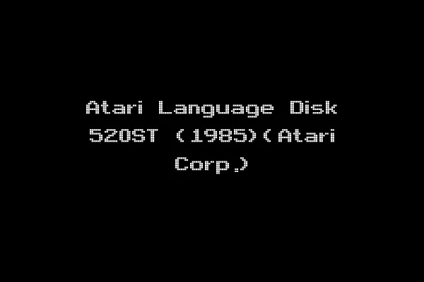 Atari Language Disk 520ST (1985)(Atari Corp.)