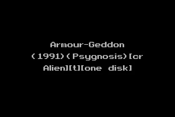 Armour-Geddon (1991)(Psygnosis)[cr Alien][t][one disk]