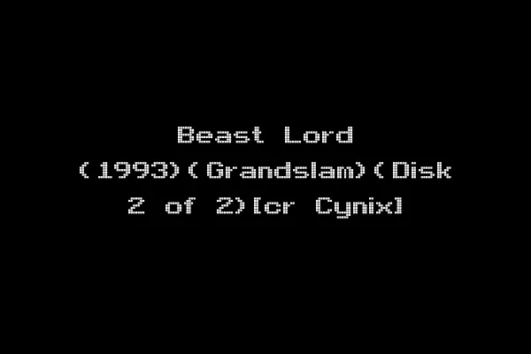 Beast Lord (1993)(Grandslam)(Disk 2 of 2)[cr Cynix]