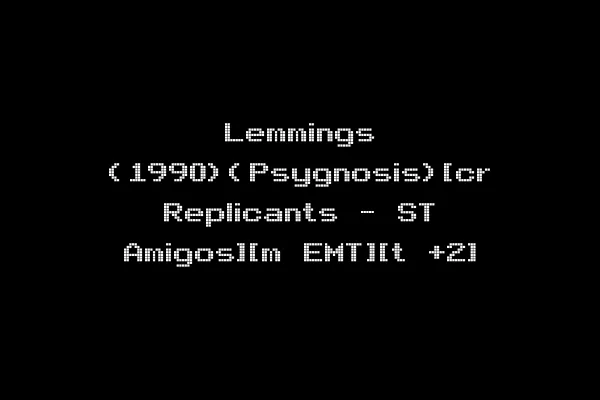 Lemmings (1990)(Psygnosis)[cr Replicants - ST Amigos][m EMT][t +2]