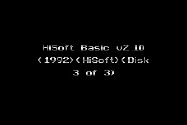 HiSoft Basic v2.10 (1992)(HiSoft)(Disk 3 of 3)