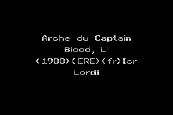 Arche du Captain Blood, L' (1988)(ERE)(fr)[cr Lord]