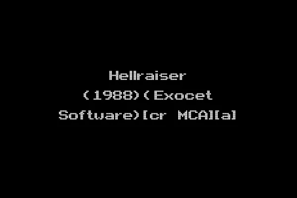 Hellraiser (1988)(Exocet Software)[cr MCA][a]