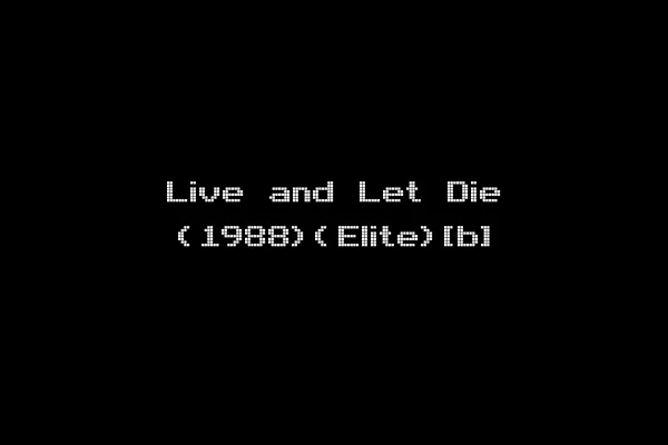 Live and Let Die (1988)(Elite)[b]