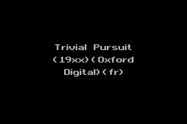 Trivial Pursuit (19xx)(Oxford Digital)(fr)