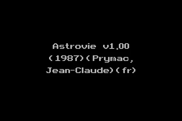 Astrovie v1.00 (1987)(Prymac, Jean-Claude)(fr)