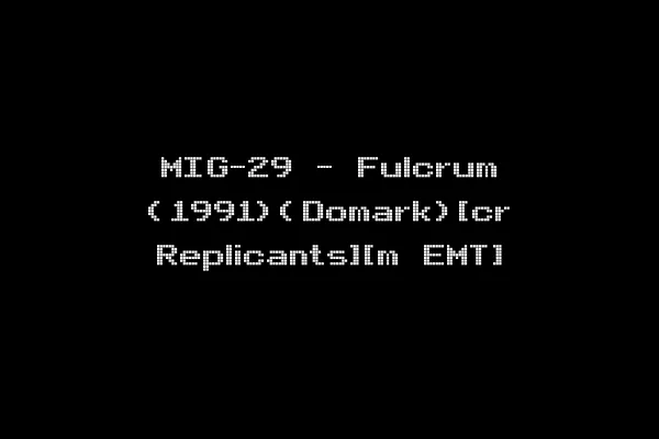 MIG-29 - Fulcrum (1991)(Domark)[cr Replicants][m EMT]