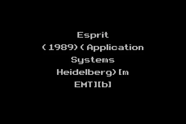 Esprit (1989)(Application Systems Heidelberg)[m EMT][b]