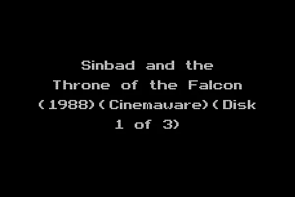 Sinbad and the Throne of the Falcon (1988)(Cinemaware)(Disk 1 of 3)