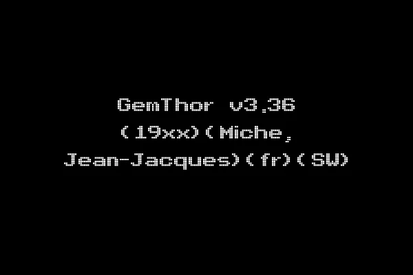 GemThor v3.36 (19xx)(Miche, Jean-Jacques)(fr)(SW)