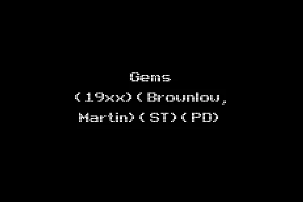 Gems (19xx)(Brownlow, Martin)(ST)(PD)