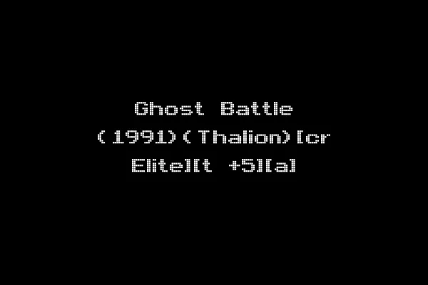 Ghost Battle (1991)(Thalion)[cr Elite][t +5][a]