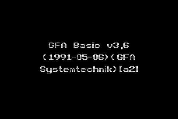 GFA Basic v3.6 (1991-05-06)(GFA Systemtechnik)[a2]
