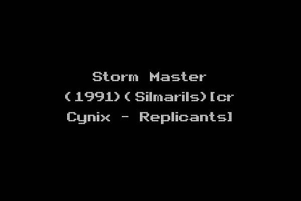 Storm Master (1991)(Silmarils)[cr Cynix - Replicants]