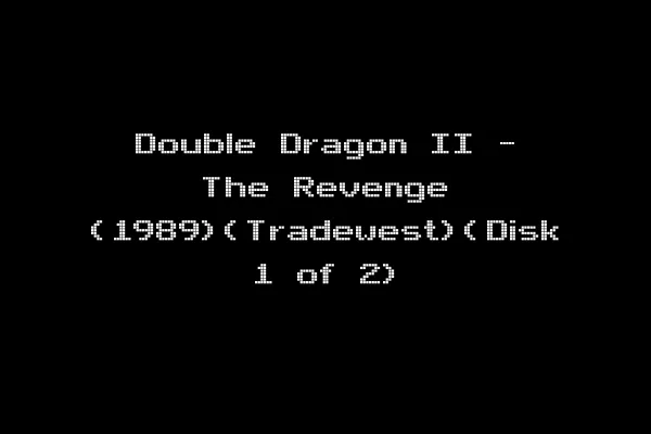 Double Dragon II - The Revenge (1989)(Tradewest)(Disk 1 of 2)