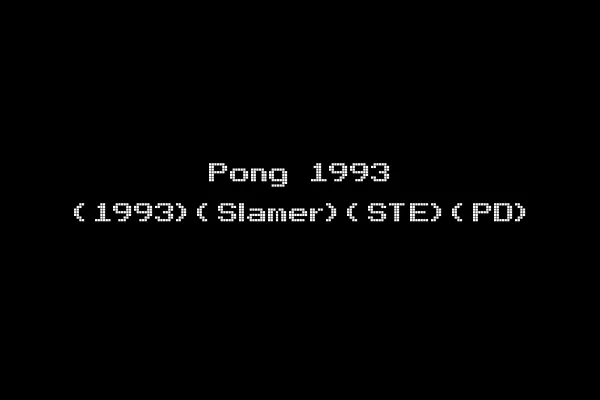 Pong 1993 (1993)(Slamer)(STE)(PD)