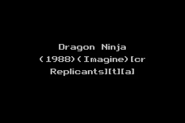 Dragon Ninja (1988)(Imagine)[cr Replicants][t][a]