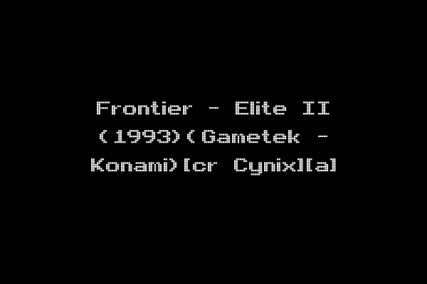 Frontier - Elite II (1993)(Gametek - Konami)[cr Cynix][a]