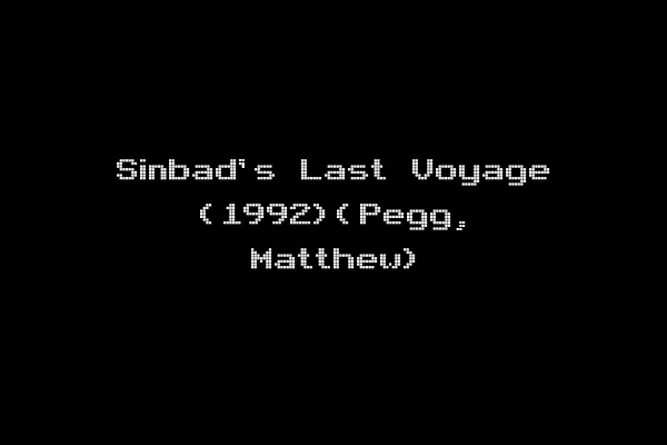 Sinbad's Last Voyage (1992)(Pegg, Matthew)