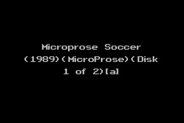 Microprose Soccer (1989)(MicroProse)(Disk 1 of 2)[a]