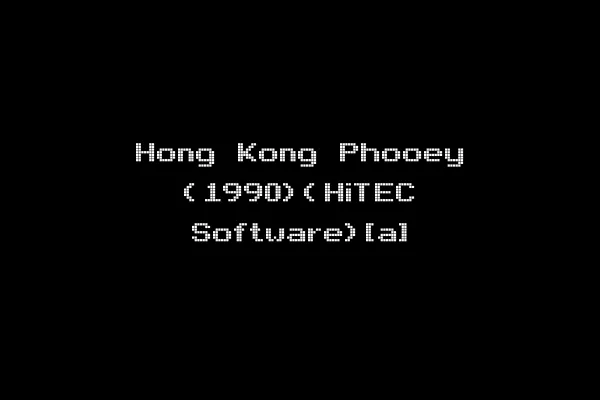 Hong Kong Phooey (1990)(HiTEC Software)[a]