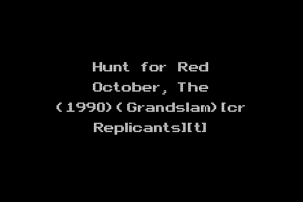 Hunt for Red October, The (1990)(Grandslam)[cr Replicants][t]