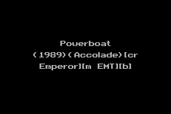 Powerboat (1989)(Accolade)[cr Emperor][m EMT][b]