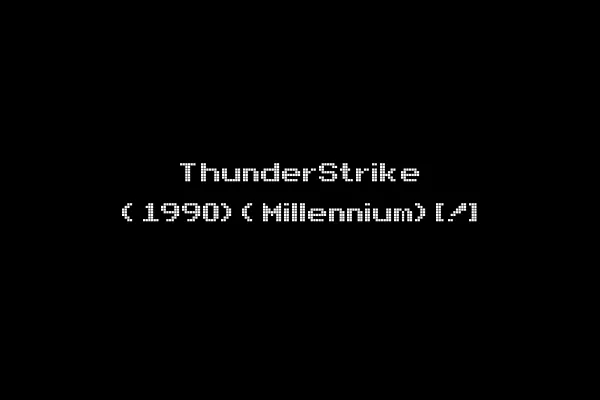 ThunderStrike (1990)(Millennium)[!]