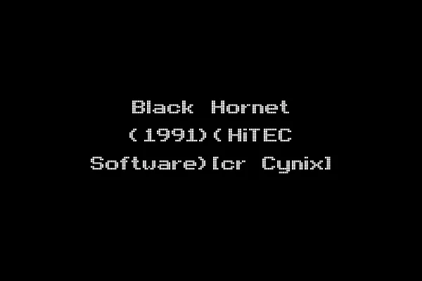 Black Hornet (1991)(HiTEC Software)[cr Cynix]