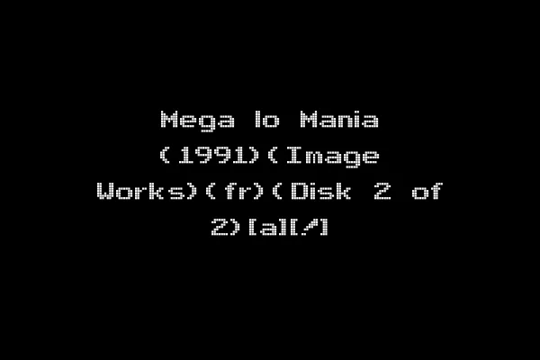 Mega lo Mania (1991)(Image Works)(fr)(Disk 2 of 2)[a][!]
