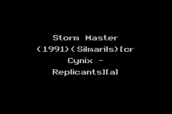 Storm Master (1991)(Silmarils)[cr Cynix - Replicants][a]