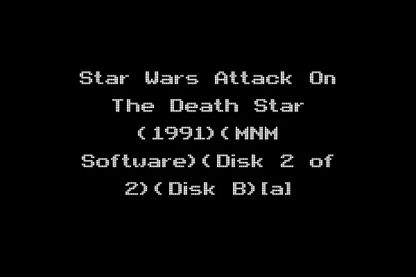 Star Wars Attack On The Death Star (1991)(MNM Software)(Disk 2 of 2)(Disk B)[a]