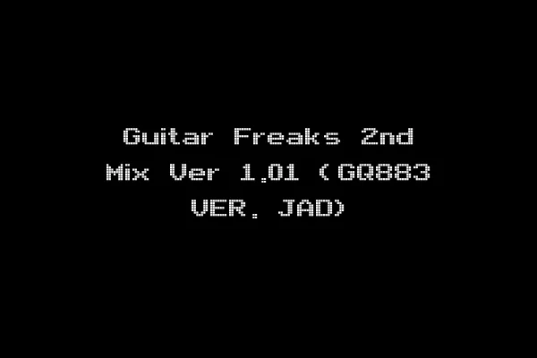 Guitar Freaks 2nd Mix Ver 1.01 (GQ883 VER. JAD)