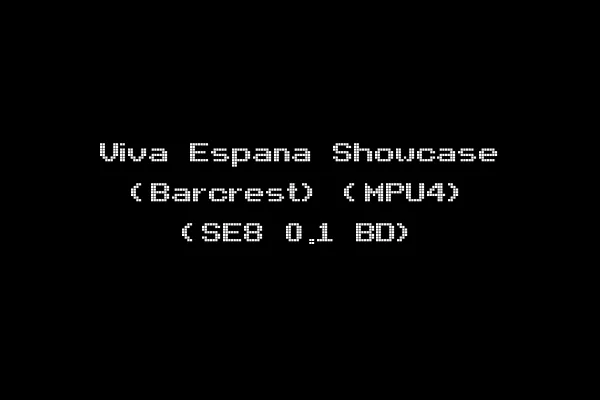 Viva Espana Showcase (Barcrest) (MPU4) (SE8 0.1 BD)