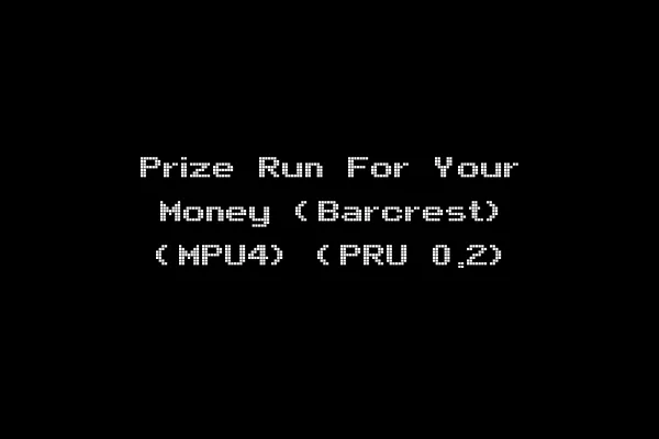 Prize Run For Your Money (Barcrest) (MPU4) (PRU 0.2)