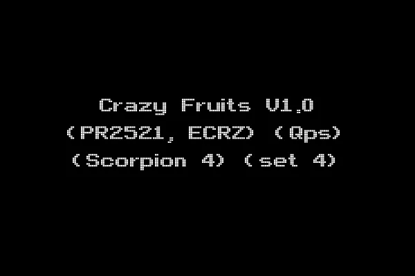 Crazy Fruits V1.0 (PR2521, ECRZ) (Qps) (Scorpion 4) (set 4)