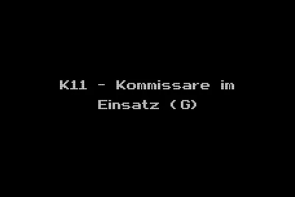 K11 - Kommissare im Einsatz (G)