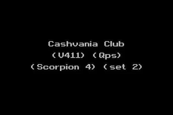 Cashvania Club (V411) (Qps) (Scorpion 4) (set 2)