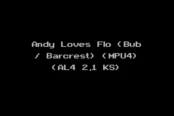 Andy Loves Flo (Bwb / Barcrest) (MPU4) (AL4 2.1 KS)