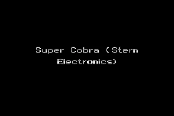 Super Cobra (Stern Electronics)